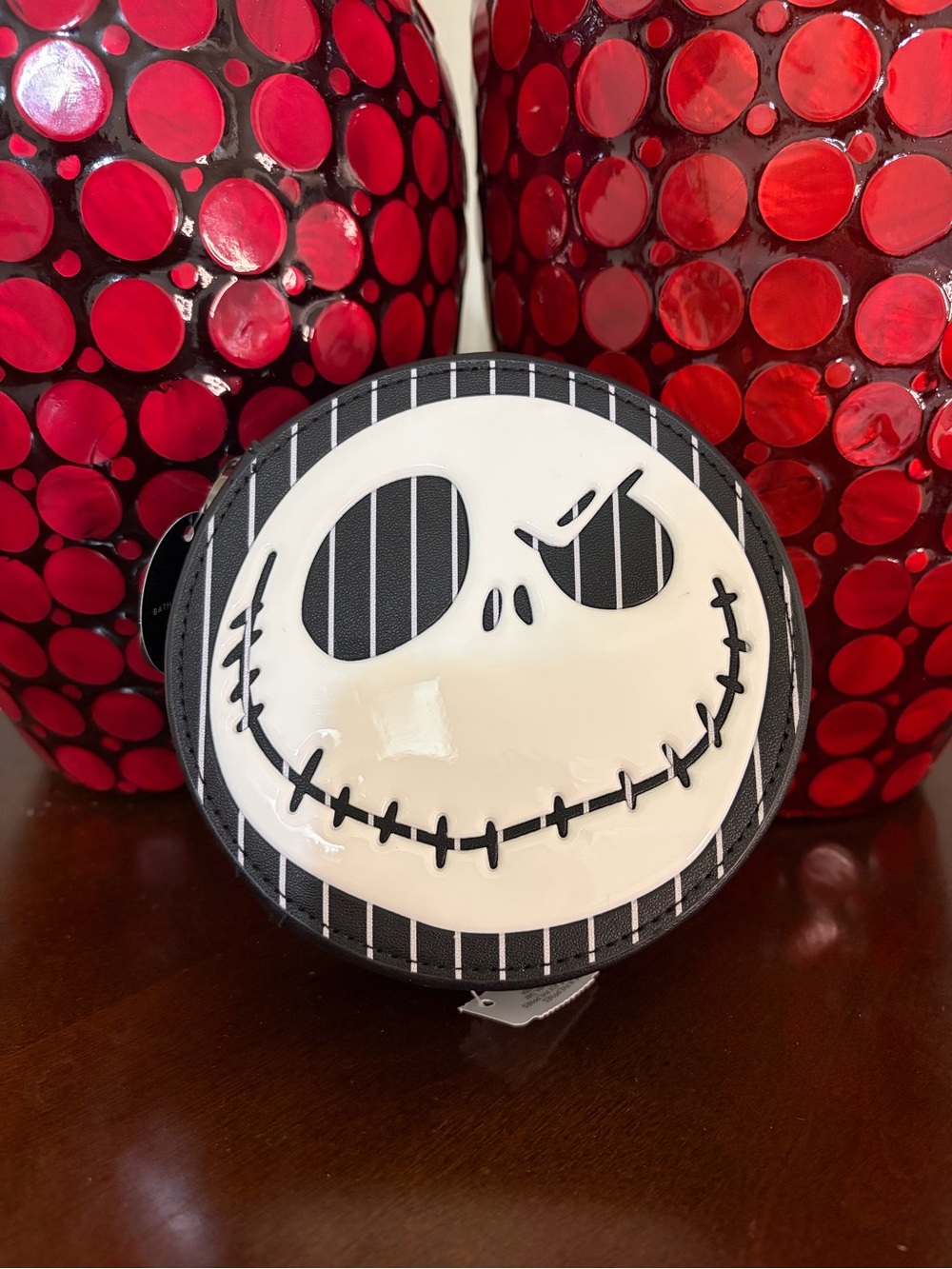 Bath & Body Works Nightmare Before Christmas Jack Skellington & Sally Coin Purse